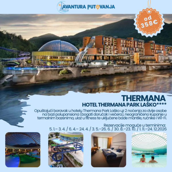 THERMANA Hotel Thermana park Laško****, individualni polasci kroz godinu