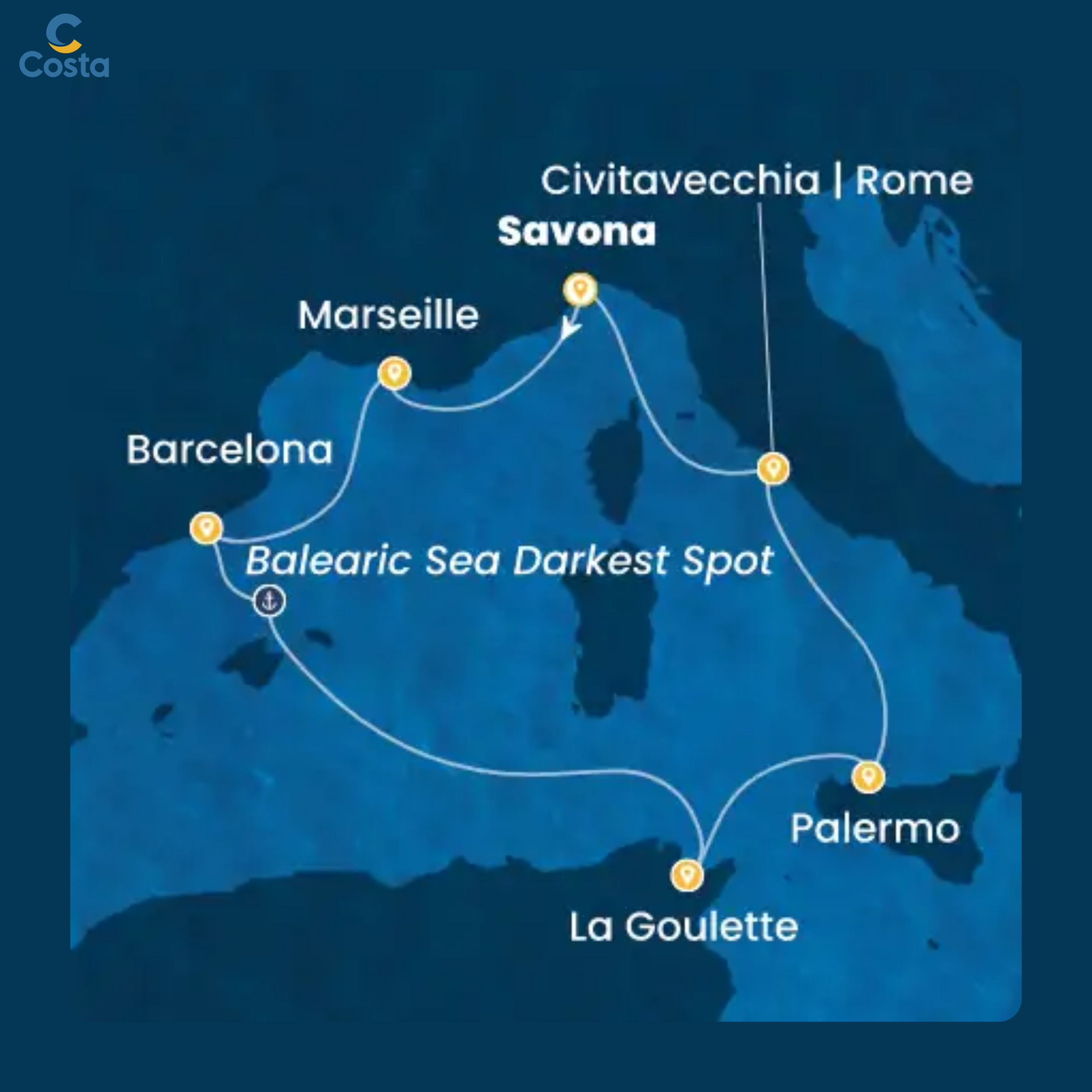 KRSTARENJE ISTOČNIM MEDITERANOM BRODOM COSTA PACIFICA, više polazaka - Slika 2