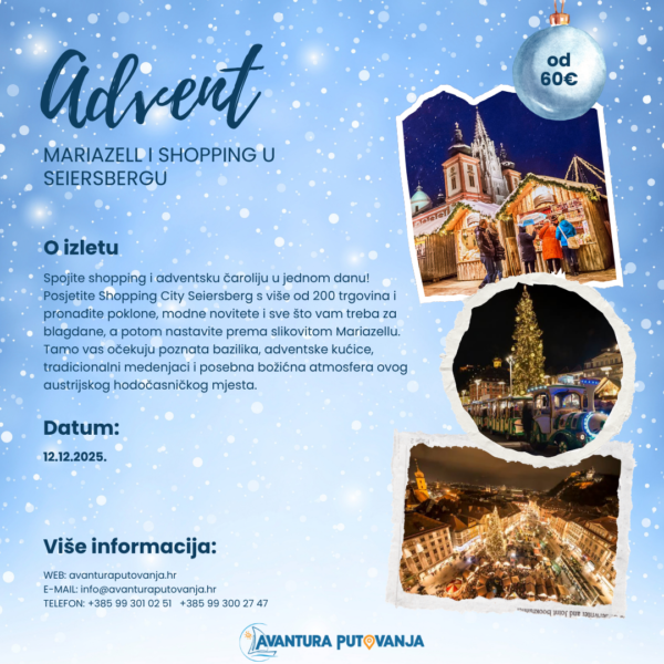 ADVENT: Mariazell i Shopping u Seiersbergu, 12.12.2026.